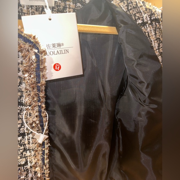 Tweed Blazer- Multi Color - NWT - Size M - Picture 4 of 6